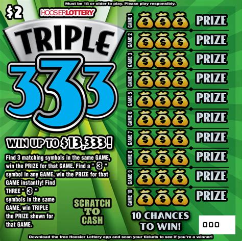 hoosier lotto game rules.